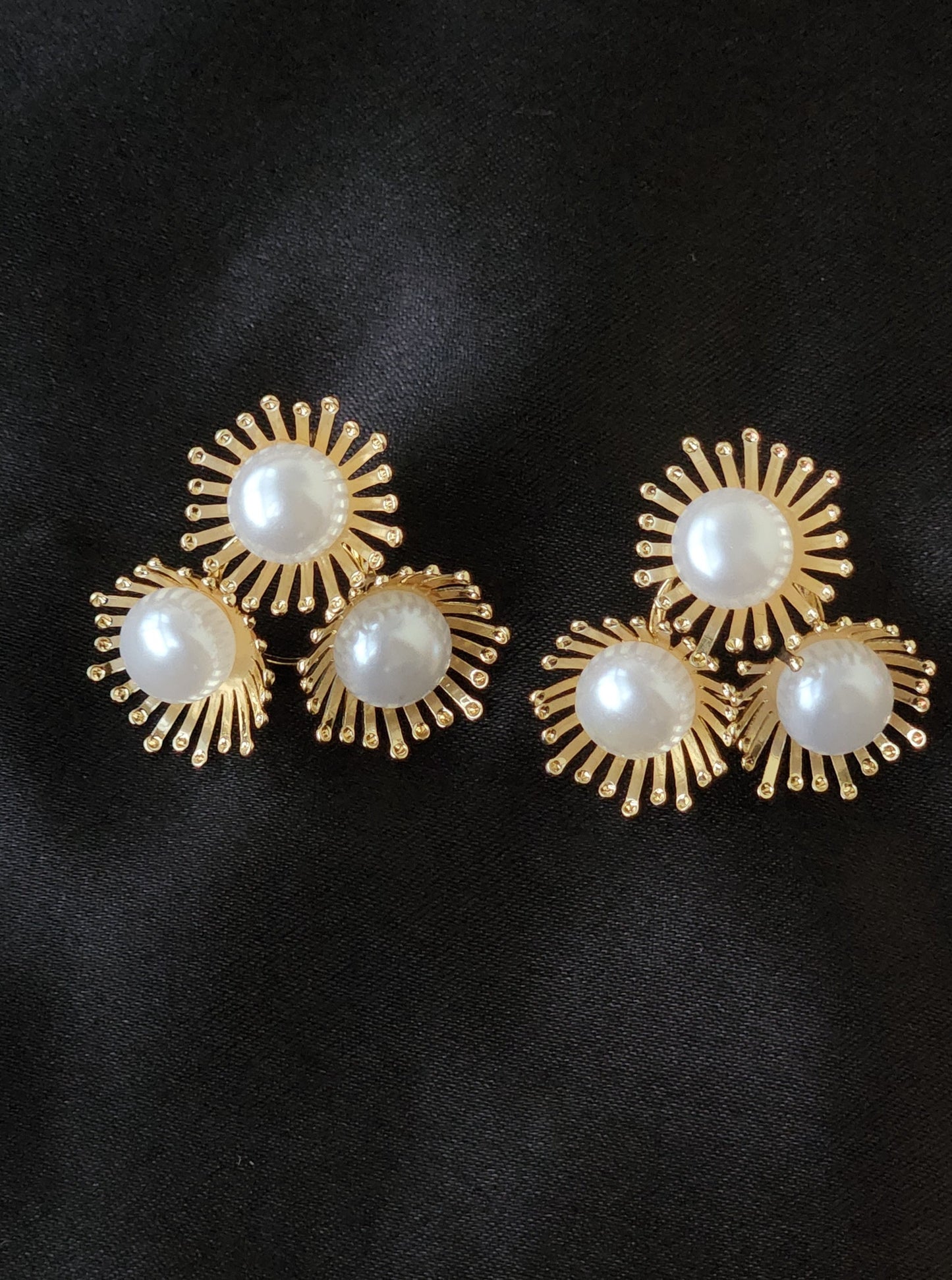 Radiant Pearl Burst Earrings